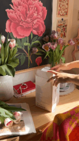 Humidificador Antigravedad en funcionamiento